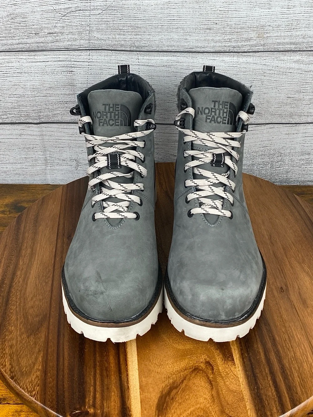 The North Face Work to Wear Lace II Waterproof Boots Grey Men’s Shoe Size 11